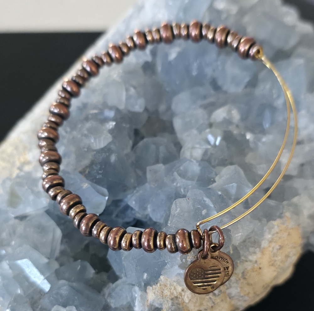Alex An Ani Copper Beaded Bangle